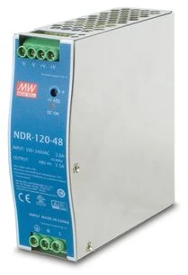 PLANET PWR-120-48 maitinimo blokas 120 W Mėlyna, Pilka