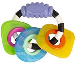 PLAYGRO įvairių tekstūrų barškutis-kramtukas, 4088565