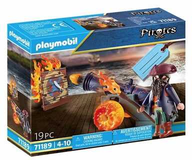 PLAYMOBIL – 71189 – Piratų ir ugnies patranka – Mišrus – Vidinis – Vaikas