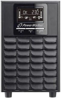 Power Walker POWERWALKER UPS On-Line VFI 1500 ICT IOT 1/1 fazės 1500VA PF1 4x IEC C13 lizdai C14 USB/RS232 EPO LCD