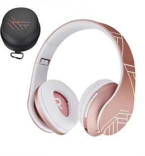 Belaidės ausinės vaikams PowerLocus P2 (rožinio aukso)