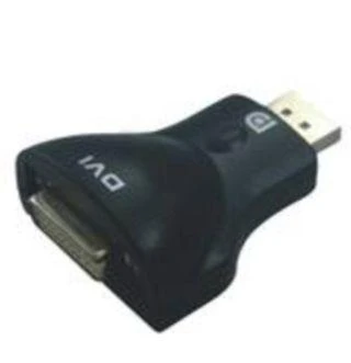 Juodas DisplayPort į DVI adapteris