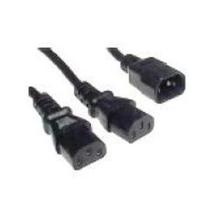 PremiumCord PREMIUMCORD c13 1xM / 2xF maitinimo laidas - kpsy