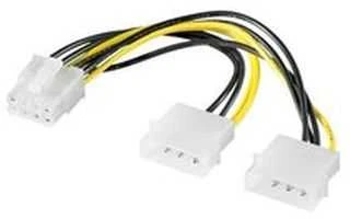 „Goobay“ | Maitinimo kabelis / adapteris kompiuterio vaizdo plokštėms, PCI-E į PCI Express 8 kontaktų | 93241