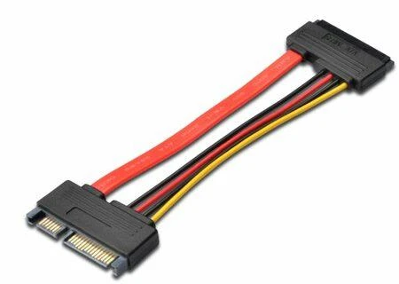 PremiumCord SATA 22 kontaktų – SATA 22 kontaktų, 0,15 m, daugiaspalvis (kfsa-22)