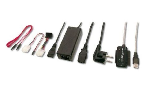 „PremiumCord“ – USB 2.0 IDE + SATA ryšys su „Cavi“ ir „Rete“ maitinimo šaltiniu