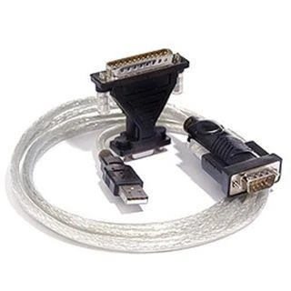 PremiumCord USB-A – RS-232 USB laidas, juodas (ku2-232)