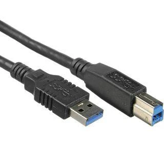 Kabelis USB PremiumCord USB-A - USB-B 2 m Juodas (ku3ab2bk)