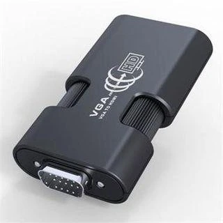 VGA į HDMI vaizdo keitiklis, juodas
