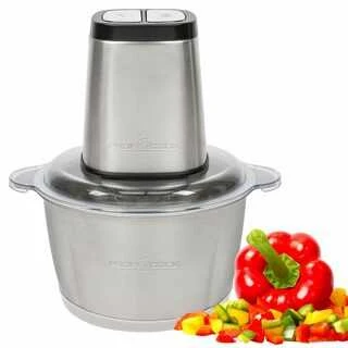 Profi Cook Maisto Smulkintuvas - PROFICOOK PC-MZ 1227 Sidabrinis Proficoook PC-MZ 1227 Galingas Maisto Smulkintuvas, Nerūdijančio Plieno
