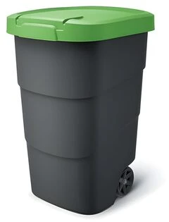 Šiukšliadėžė Prosperplast Šiukšliadėžė WHEELER 95L KUBEŁ Zielona Pokrywa