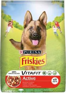 Purina Nestle Sausas Šunų Maistas - Purina Friskies Active 10kg