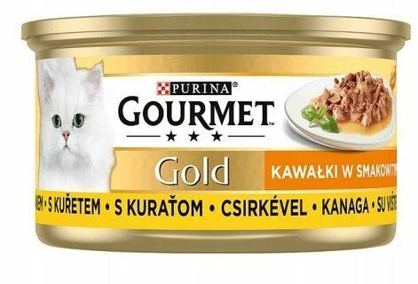 Purina Nestle Drėgnas Kačių Maistas - GOURMET GOLD Sauce Delights 85g