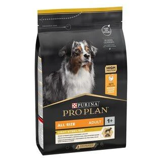 Purina Pro Plan OPTIWEIGHT All Sizes Adult Dog vištiena 14 kg, visų veislių suaugusių šunų sausas pašaras svoriui kontroliuoti