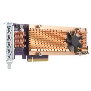Serveris Kontroler Qnap PCIe 3.0 x8 – 4x M.2 PCIe NVMe QM2 (QM2-4P-384)