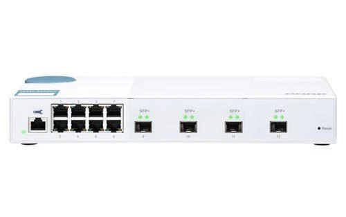 Šakotuvas QNAP QSW-M408-2C tinklo komutatorius Valdomas L2 10G Ethernet (100/1000/10000) Balta