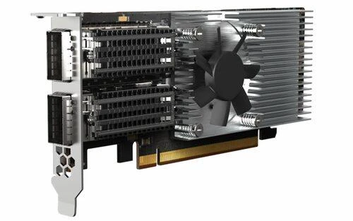 Kontroler Triton QNAP QXG-100G2SF-E810 karta jungiama į tinklą Wewnętrzny Włókno 100000 Mbit/s