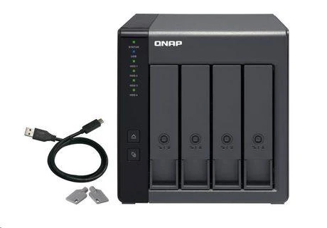 QNAP TR-004 diskų masyvas Juoda