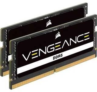 Dvi Corsair Vengeance DDR5 SODIMM atminties plokštelės