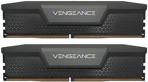 RAM CORSAIR VENGEANCE 32GB 2x16GB DDR5 6000MHz DIMM CL38-44-44-96 1.35V Std PMIC Intel XMP atmintis Juodas