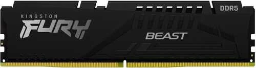 Kingston FURY Beast DDR5 atminties modulis juodu korpusu