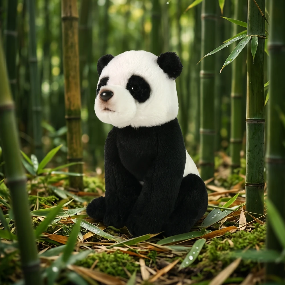 Rappa Eco-Friendly Pliušinis žaislas - panda, 15 cm