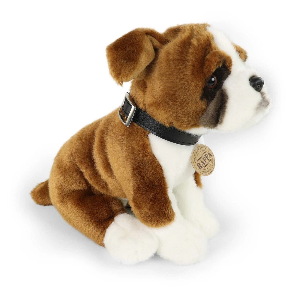 Rappa Eco-Friendly Pliušinis žaislas - vokiečių bokseris, 27 cm