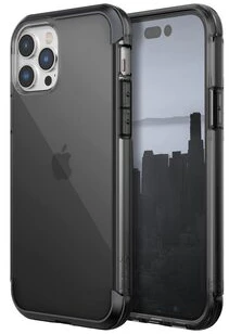 Raptic X-Doria Air iPhone 14 Pro šarvuotas dėklas telefonui, pilkos spalvos