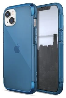 Raptic X-Doria Air iPhone 14 Plus šarvuotas dėklas telefonui, mėlynos spalvos