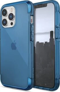 Raptic X-Doria Air iPhone 14 Pro šarvuotas dėklas telefonui, mėlynos spalvos