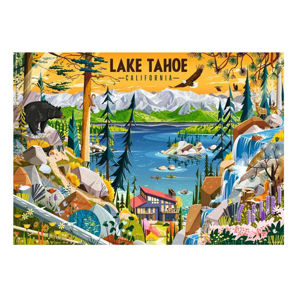 Ravensburger Dėlionė 1000 vnt. - Taho ežeras