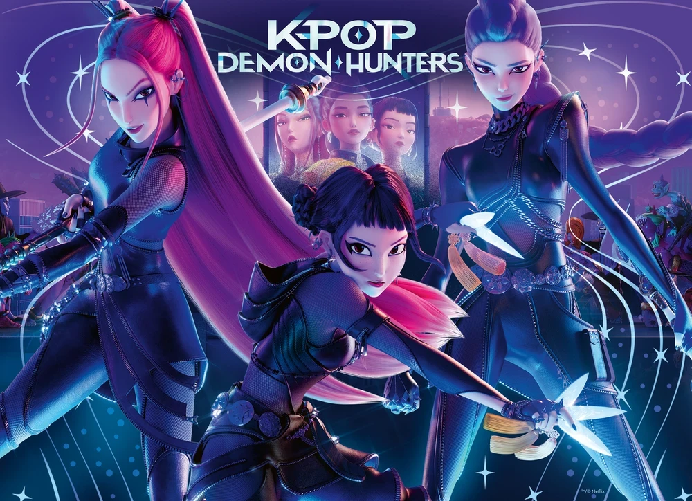 Ravensburger Dėlionė 4x100 vnt. - Kpop Demon Hunters