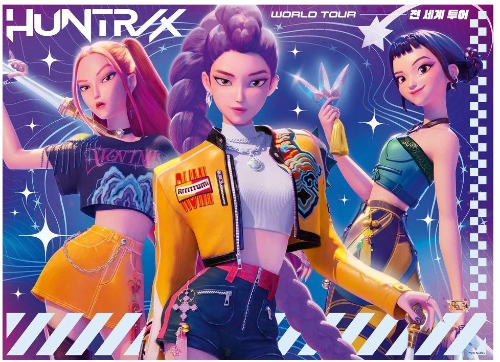 Ravensburger Dėlionė 4x100 vnt. - Kpop Demon Hunters