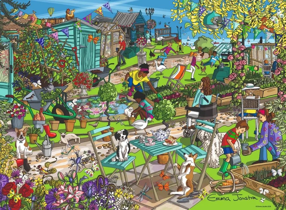 Ravensburger Dėlionė 500 vnt. - Sodas pajūryje