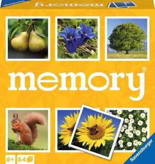 Ravensburger atminties žaidimas „Nature memory®“, 2–8 žaid., nuo 4 m.
