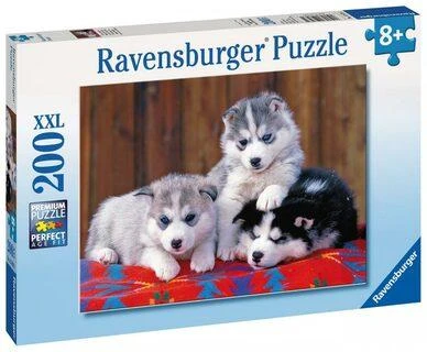 Ravensburger Dėlionė 200 vnt. - Haskiai