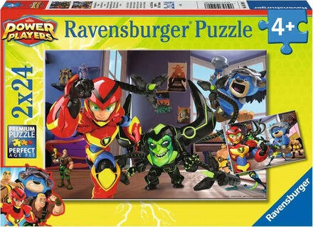 Ravensburger Dėlionė 2x24vnt. - "Power Players"