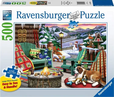 Ravensburger Dėlionė 500 vnt. - Žiemos atmosfera