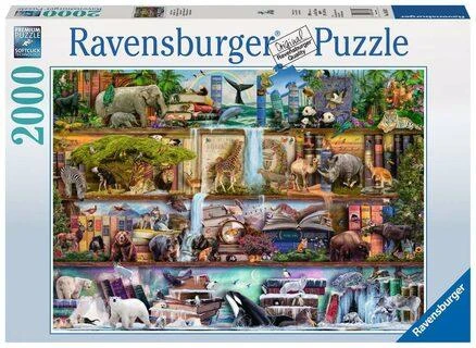 Ravensburger Dėlionė 2000 vnt. - Knygų pasaulis