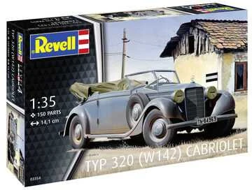 Revell Mercedes-Benz 320 Cabriolet (W142) 1/35 surinkimo rinkinys