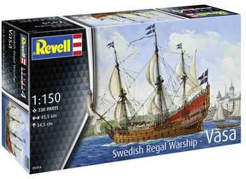 Revell Vasa – Švedijos karališkasis karo burlaivis 1:150, surenkamas