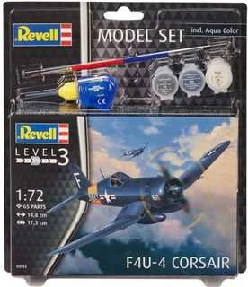 Revell - F4U-4 Corsair dovanų komplektas, 1/72, 63955