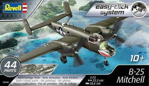 Revell – B-25 Mitchell (lengvas paspaudimas), 1/72 03650