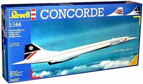 Revell Concorde British Airways 1/144 plastikinis lėktuvo surinkimo rinkinys