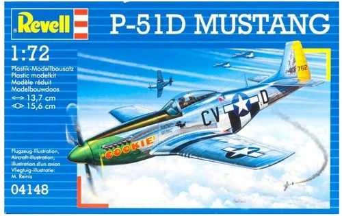 Revell – P-51D Mustang, 1/72, 04148