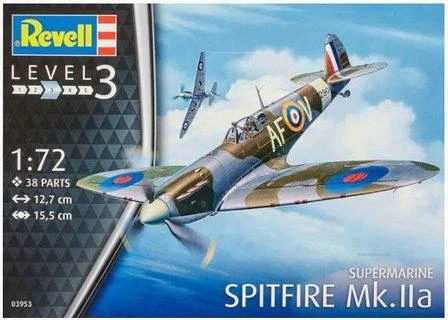Revell Supermarine Spitfire Mk.IIa 1/72 plastikinis surinkimo rinkinys