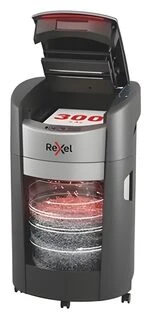 Niszczarka Rexel ShredMax AutoFeed+ 300M, P5, 300 kartek, 25 l kosz