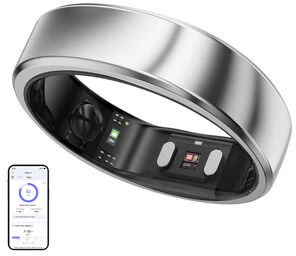 Usorteret RINGCONN Gen2 Air išmanusis žiedas, sidabrinis, 6 dydis (RCA-02-SI-6)