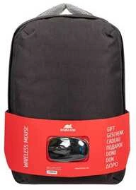 Kuprinė RivaCase NB BACKPACK 15.6'' + MOUSE/7563 Juodas RIVACASE