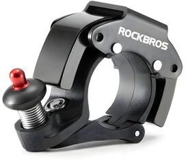 Rockbros dviračio skambutis 34210006001 C formos – juodos spalvos